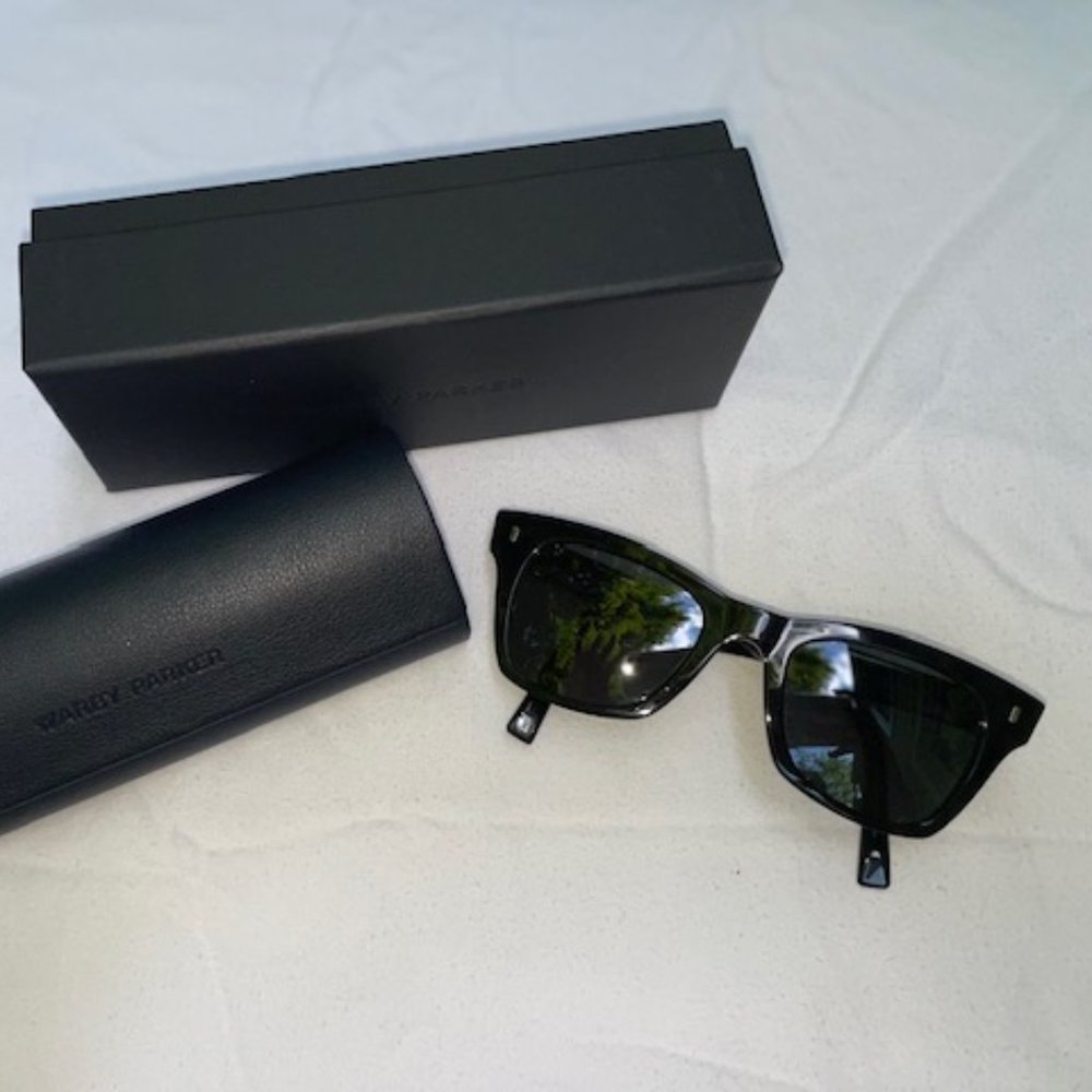 Warby Parker Harris Jet Black Sunglasses